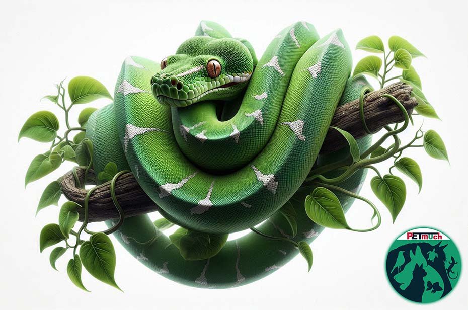 Green Tree Python image